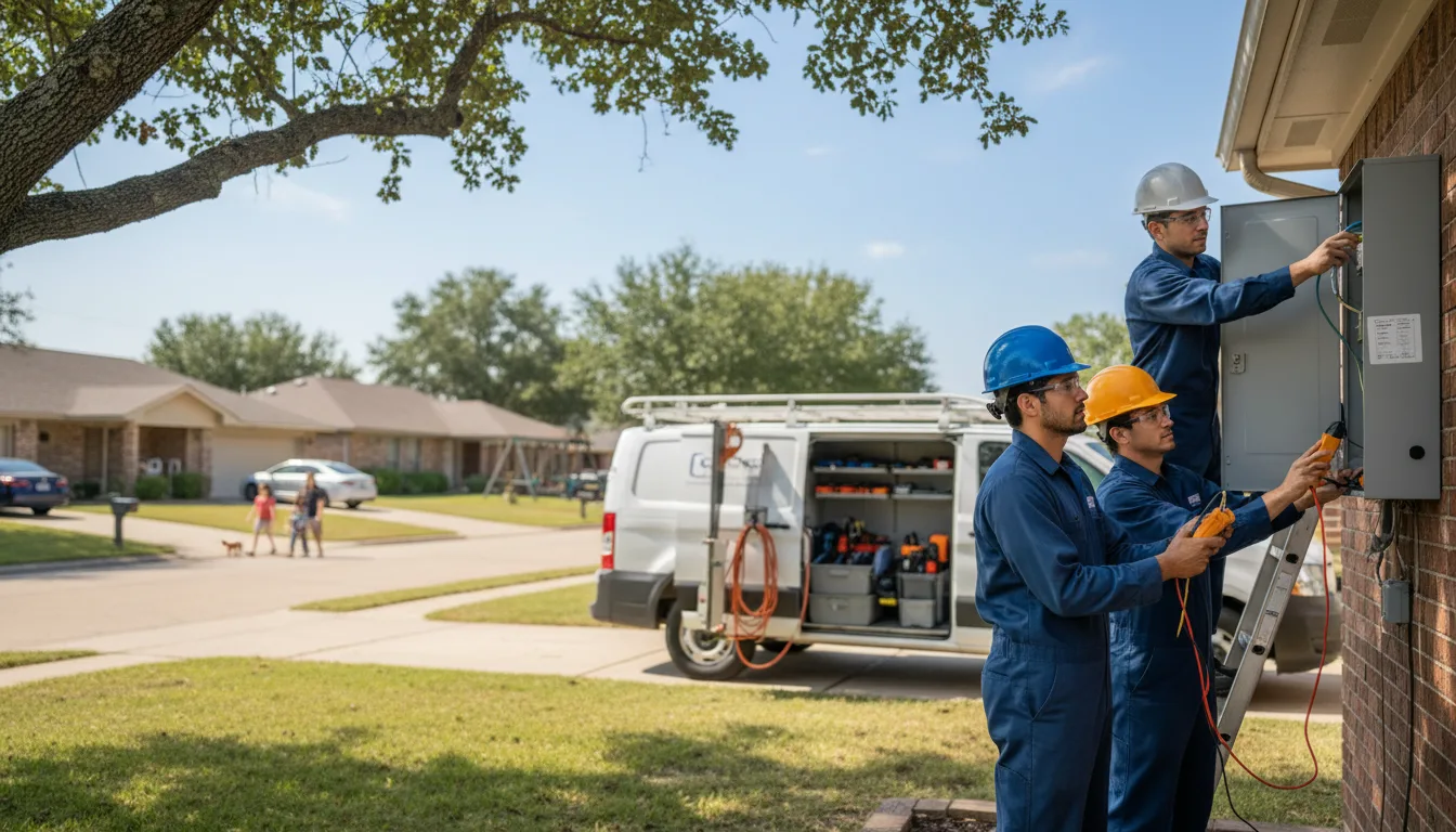 Certified electrician providing emergency electrical services in North Street, MI